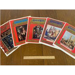 1960s BRITISH CHRISTMAS MAGAZINES LONDON NEWS