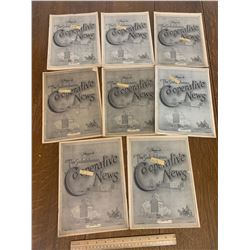 LOT OF 1920s SASKATCHEWAN COOPERATIVE NEWS MAGAZINE