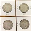Image 2 : 1941 LOT OF 4 CANADA SILVER 50 CENT PIECES