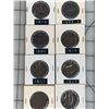 Image 1 : CANADA LARGE CENT PENNY DIFFERENT YEARS LOT OF 8