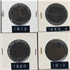 Image 2 : CANADA LARGE CENT PENNY DIFFERENT YEARS LOT OF 8