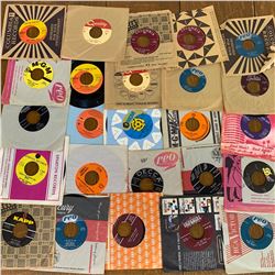 Lot of 25 VARIOUS 45RPM RECORDS SIMON & GARFUNKEL RAY CHARLES ROY ORBISON and MORE