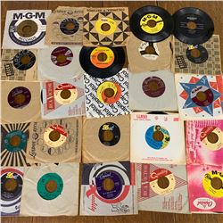 Lot of 25 VARIOUS 45RPM RECORDS NEIL DIAMOND ROY ORBISON JOHNNY HORRON and MORE