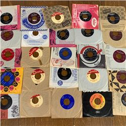 Lot of 25 VARIOUS 45RPM RECORDS ELVIS ROY ORBISON PATTI PAGE and MORE