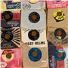 Image 2 : Lot of 25 VARIOUS 45RPM RECORDS JOHNNY CASH THE BEATLES WILF CARTER and MORE