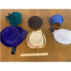 LOT OF VINTAGE LADIES HATS