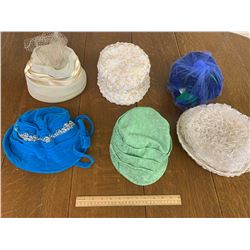LOT OF VINTAGE LADIES HATS