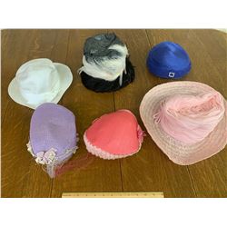 LOT OF VINTAGE LADIES HATS