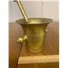 Image 2 : SOLID BRASS MORTAR AND PESTLE