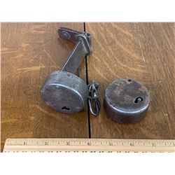 1950s CANADA POST MAIL BAG LOCKS