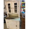 Image 1 : OLD PAINTED CUPBOARD 73" tall x 36" x 24"