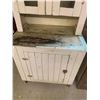 Image 3 : OLD PAINTED CUPBOARD 73" tall x 36" x 24"
