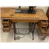 Image 4 : HUMEN VINTAGE CABINET SEWING MACHINE