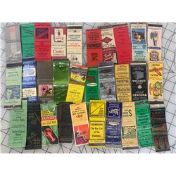 LOT OF OLD MATCH BOOKS