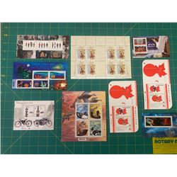 FULL UNUSED CANADA POST STAMP SHEETS FULL