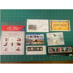 FULL UNUSED CANADA POST STAMP SHEETS FULL