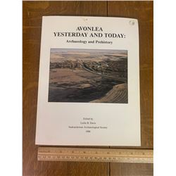 LOCAL HISTORY BOOK AVONLEA SASK