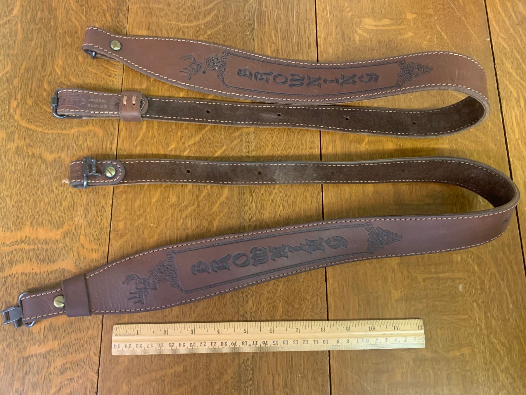 PAIR OF BROWNING GUN SLINGS Schmalz Auctions