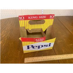 VINTAGE PEPSI SODA POP BOTTLE CARDBOARD CARRIER