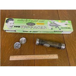 MISC LOT COMPASS FLASHLIGHT MODEL PLANE BOX