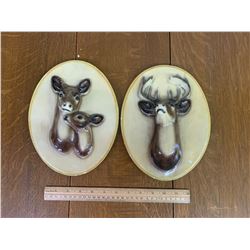 DEER CHALKWARE HANGINGS