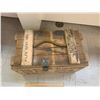 Image 2 : 1955 WOODEN MORTAR EXPLOSIVE AMMO CRATE