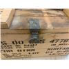 Image 3 : 1955 WOODEN MORTAR EXPLOSIVE AMMO CRATE