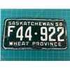 Image 1 : 1956 SASKATCHEWAN LICENCE PLATE