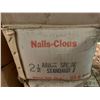 Image 1 : 50 lbs BOX OF NAILS 2 1/2" spiral