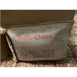 50 lbs BOX OF NAILS 2 1/2" SPIRAL