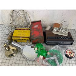 MISC LOT CLOCK DREAM CATCHER ETC