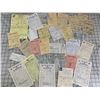 Image 1 : 1960s LOT OF VINTAGE GAS STATION INVOICE RECEIPTS