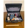 Image 1 : BRIEFCASE AND CONTENTS BLANK CASSETTE TAPES ETC