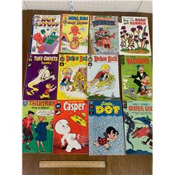 LOT OF 12 VARIOUS VINTAGE COMIC BOOKS