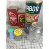 Image 4 : MISC LOT SALT AND PEPPERS CHIP DIP BOWL TINS ETC