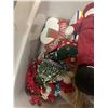 Image 6 : TOTE OF CHRISTMAS ITEMS