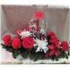 Image 1 : 20"x11" CHRISTMAS CANDLE CENTER PIECE