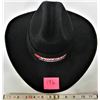 Image 1 : SPEEDY GLASS BLACK WESTERN COWBOY HAT SIZE MEDIUM
