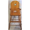 Image 1 : WOODEN HIGH CHAIR