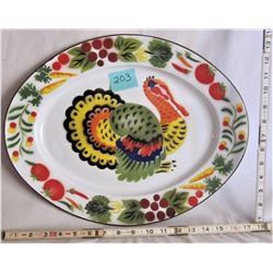 14"x16" METAL TURKEY PLATTER