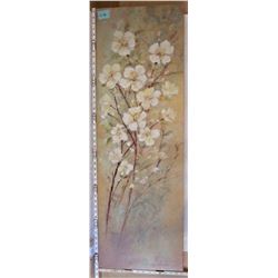 16"x48" "RUANE MANNING" ORIGINAL FLORAL CANVAS PAINTING