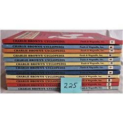 COMPLETE SET OF 12 1980 FUNK AND WAGNALL'S CHARLIE BROWN ENCYCLOPEDIAS