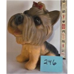 YORKIE DOG PUPPY STATUE
