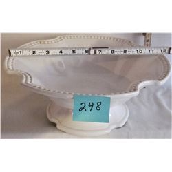 12" CERAMIC FOOTED SERVING BOWL