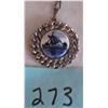 Image 2 : 18" NECKLACE/ "BLUE DELFT" PENDANT