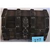 Image 2 : WOODEN STUDDED "MEN'S" "PIRATE TREASURE CHEST" JEWELERY BOX