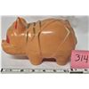 Image 1 : VINTAGE RELIABLE HARD PLASTIC PIG BANK/ STOPPER
