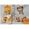 Image 1 : 2 RARE 'LAND BEFORE TIME' (LITTLEFOOT & CERA) SCOTIABANK NUMBERED LIMITED EDITION DINOSAUR PLUSH