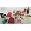 Image 1 : 13 PIECE SET OF DOLL HOUSE FURNITURE - HONG KONG - FISHER PRICE