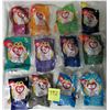 Image 1 : LOT ALL 12 NEW MCDONALDS 1998 TEENIE BEANIE BABIES